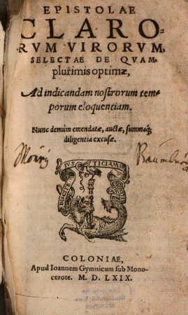 Epistolae clarorum virorum selectae
