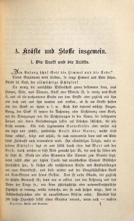 Schöpfungsspiegel oder die Natur im Lichte des Wortes, 2. Die Kräfte und die Elemente in Natur, Geist und Leben