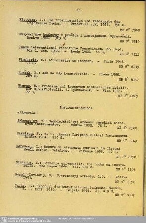 Instrumentenkunde