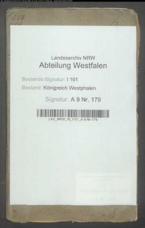 Kaufkontrakte von Grundstücken des aufgehobenen Stifts Schildesche