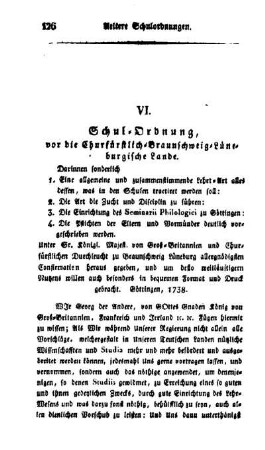 Schulordnung, vor die Churfürstlich-Braunschweig-Lüneburgische Lande