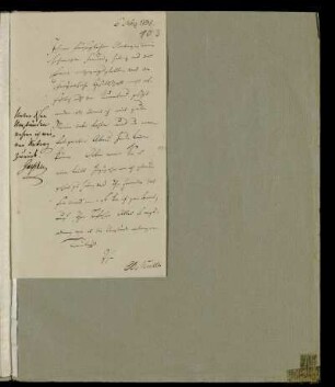 Bl. 19 - 20: Brief von Karl Otfried Müller an Christian Friedrich Elvers, Ohne Ort, 6.3.1835
