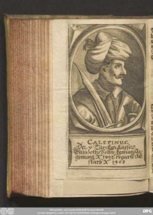[Calepinus. Der V. Türcken-Kayser.]