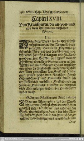 Capitel XVIII. Von Krankheiten, die an, von, und aus dem Grimdarm entstehen können