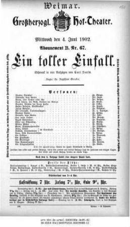 Ein toller Einfall