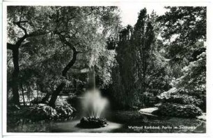 Karlsbad. Partie im Stadtpark