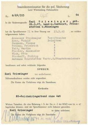 Griesinger, Karl