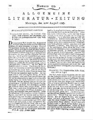 [Semler, J. S.]: Von ächter hermetischer Arzeney. St. 3. An Herrn Leopold Baron Hirschen in Dresden, wider falsche Maurer und Rosenkreuzer. Leipzig: Beer 1786