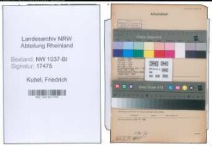 Entnazifizierung Friedrich Kubel , geb. 04.08.1903 (Landesassistent)