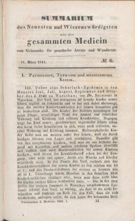 14. März 1841. No. 6.