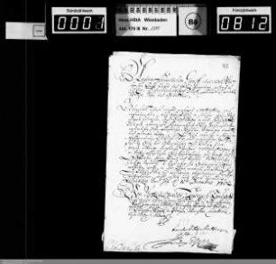 Weihnachts- und Neujahrsschreiben 1702/1703, Band 1