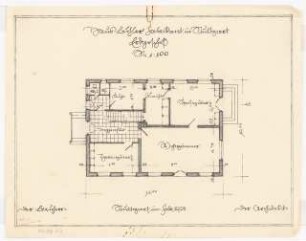Wohnhaus Bühler, Stuttgart: Grundriss EG 1:100