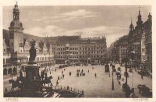 Leipzig: Marktplatz