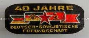 Zierbrikett "40 Jahre Deutsch-Sowjetische Freundschaft"