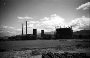Freiburg: Gaswerk, Gesamtansicht von Südwesten