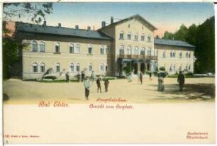 Bad Elster. Hauptbadehaus mit Kurplatz