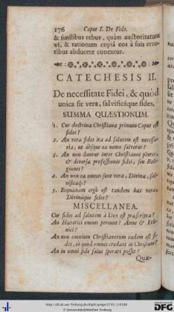 Catechesis II.