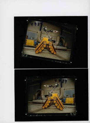 J. A. Jones Applied Research Company - Roboter im NDE-Center, Charlotte, 1989