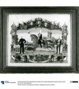 Reservisenbild eines preußischen Ulanen des Ulanen-Regiments Graf zu Dohna