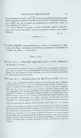 Il nouvo cimento.