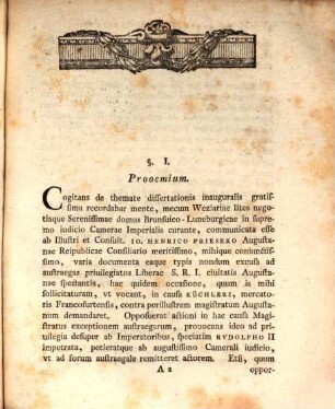 Diss. inaug. iur. publ. de austraegis privilegiatis Liberae S.R.I. Civitatis Augustae Vindelicorum