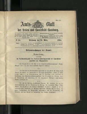 No. 48, 23. März 1904.