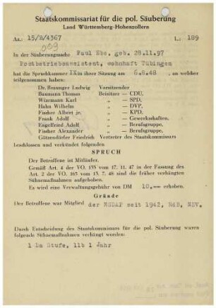 Ebe, Paul