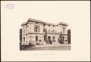 Villa des Herrn Arnold Rimpau, Braunschweig: Ansicht von Osten (aus: Öffentliche und Privatgebäude, 1887)