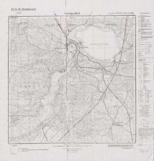 3048 Joachimsthal, Meßtischblatt (4cm - Karte)