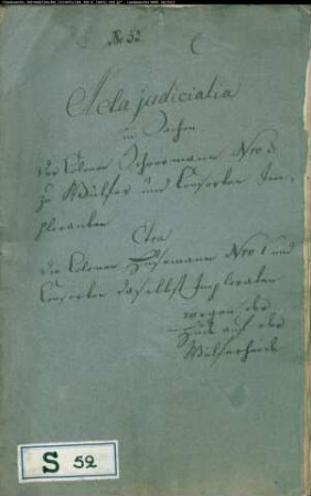 Schormann Nr. 3 zu Wülfer gegen Husemann Nr. 1 zu Wülfer