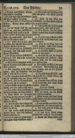 Der 119. Psalm