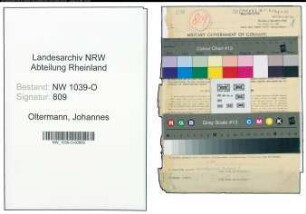 Entnazifizierung Johannes Oltermann , geb. 12.09.1898 (Polizist)