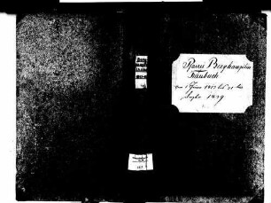 Berghaupten OG; Katholische Gemeinde: Heiratsbuch 1813-1839 Enthält: Einzelne Evangelische Einträge