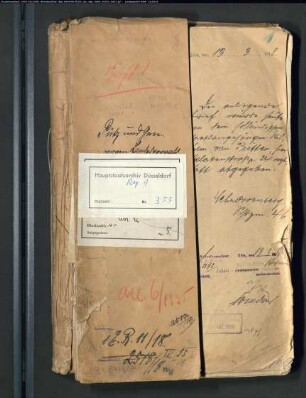 Verfahren ./. Buchbinder Wilhelm PÜTZ in Düsseldorf wegen Spionage und Verleitung zur Fahnenflucht