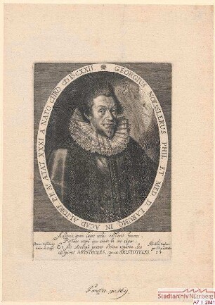 Dr. phil. et med. Georg Nössler, Professor in Altdorf