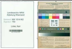 Entnazifizierung Karl Linke , geb. 23.09.1889 ()