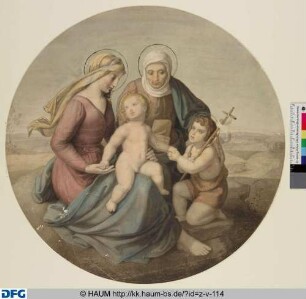 Maria mit dem Jesuskind, Elisabeth und dem Johannesknaben