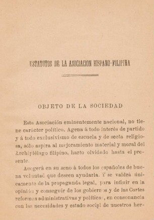 Objeto de la Sociedad