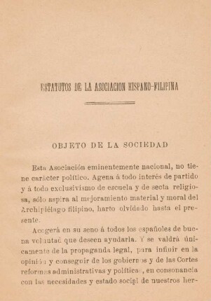 Objeto de la Sociedad