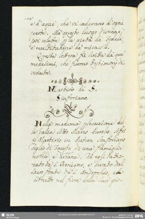 Martirio di San Sinforiano.