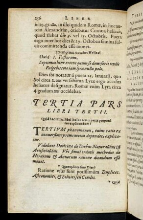 256-293, Tertia Pars Libri Tertii