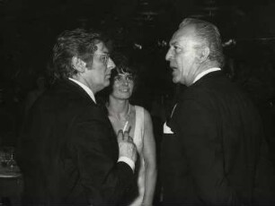 Günter Pfitzmmann, Lilo Giebken, Werner Fuetterer. Presseball 1972