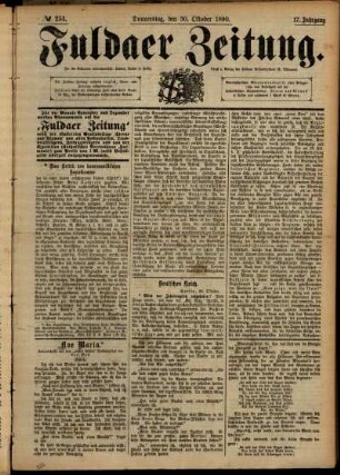 Ausgabe vom Donnerstag, den 30. Oktober 1890.