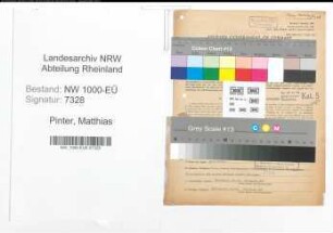 Entnazifizierung Matthias Pinter, geb. 08.03.1898 (Lehrer)