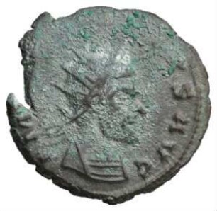 Münze, Antoninian, 268 - 270 n. Chr.