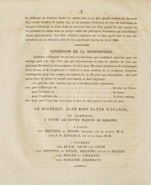 Conditions De La Souscription