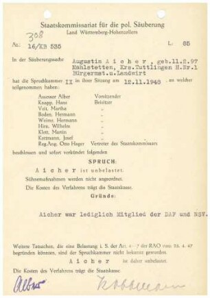Aicher, Augustin