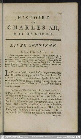 Livre Septieme
