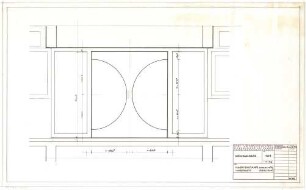 Schneider - Esleben, Paul; Erkrath - Hochdahl, Sedentaler Str. 110; Hochdahlhaus - Entwurf: Haupteingang (Ansicht)