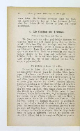 4. Die Cimbern und Teutonen